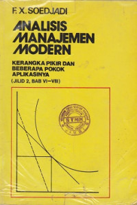 Analisis Manajemen Modern Jilid 2