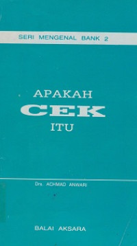 Apakah Cek Itu