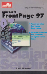 Belajar Sendiri Microsoft FRONTPAGE 97