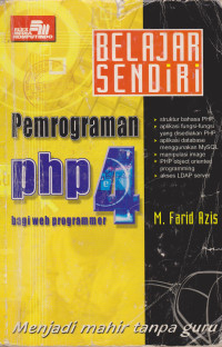 Belajar Sendiri Pemrogrman PHP 4