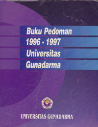 Buku Pedoman 1996-1997 Universitas Gunadarma