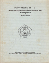 Buku Wisuda Ke-II