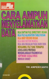 Cara Ampuh Menyelamatkan Data