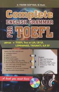 Complete English Grammar For TOEFL
