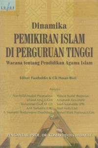 Dinamika Pemikiran Islam Di Perguruan Tinggi: wacana tentang pendidikan agama islam