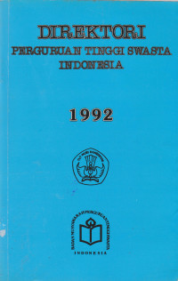 Direktori Perguruan Tinggi Swasta Indonesia 1992