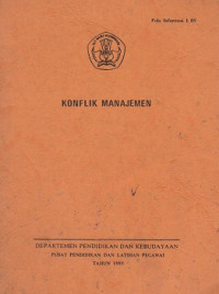 Konflik Manajemen