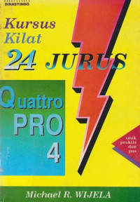 Kursus Kilat 24 Jurus Quattro Pro 4