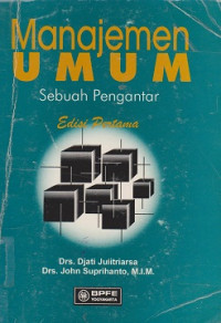 Manajemen: sebuah pengantar