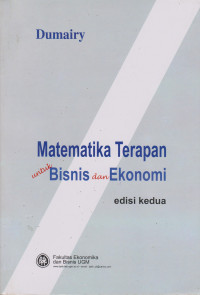 Matematika Terapan untuk Bisnis dan Ekonomi