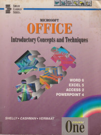 Microsoft Office Introductory Concepts and Techniques