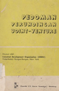 Pedoman Perundingan Membentuk Joint-Venture