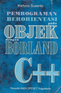 Pemrograman Berorientasi pada Objek dengan Borland  C ++