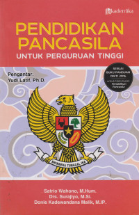 Pendidikan Pancasila Untuk Perguruan Tinggi