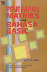Penerapan Matriks Dengan Bahasa Basic