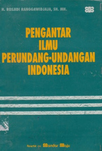 Pengantar Ilmu Perundang-undangan Indonesia