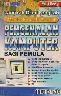 Pengenalan Komputer Bagi Pemula 