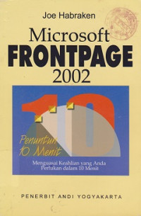 Penuntun 10 Menit Microsoft FrontPage 2002