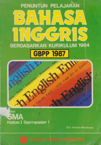 Penuntun Pelajaran Bahasa Inggris Berdasarkan Kurikulum 1994