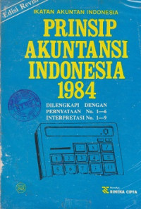 Prinsip Akuntansi Indonesia 1984