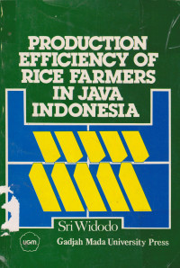 Production Efficiency Of Rice Farmers In Java Indonesia