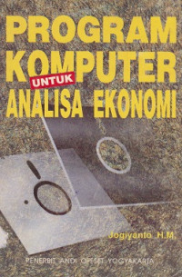 Program Komputer Untuk Analisa Ekonomi