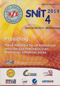 Prosiding Seminar Nasional Inovasi dan Tren (SNIT) 2014