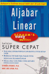 Schaum's Easy Outlines Aljabar Linear