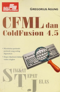 Singkat Tepat Jelas CFML dan ColdFusion 4.5