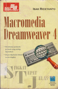 Singkat Tepat Jelas Macromedia Dreamweaver 4