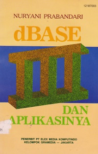 dBASE III dan Aplikasinya