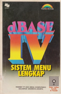 dBASE IV Sistem Menu Lengkap