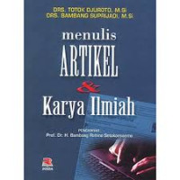 Menulis Artikel & Karya Ilmiah