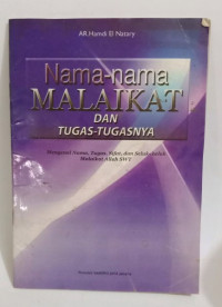 Nama - Nama Malaikat Dan Tugas-Tugasnya