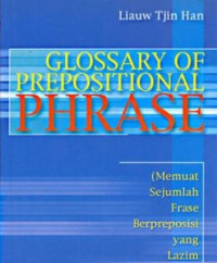 Glossary Of Prepositional Phrase